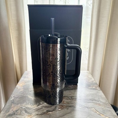 Stanley DEADLY DAMASK Halloween Goth 2025 30 oz Quencher Tumbler IN HAND NOW