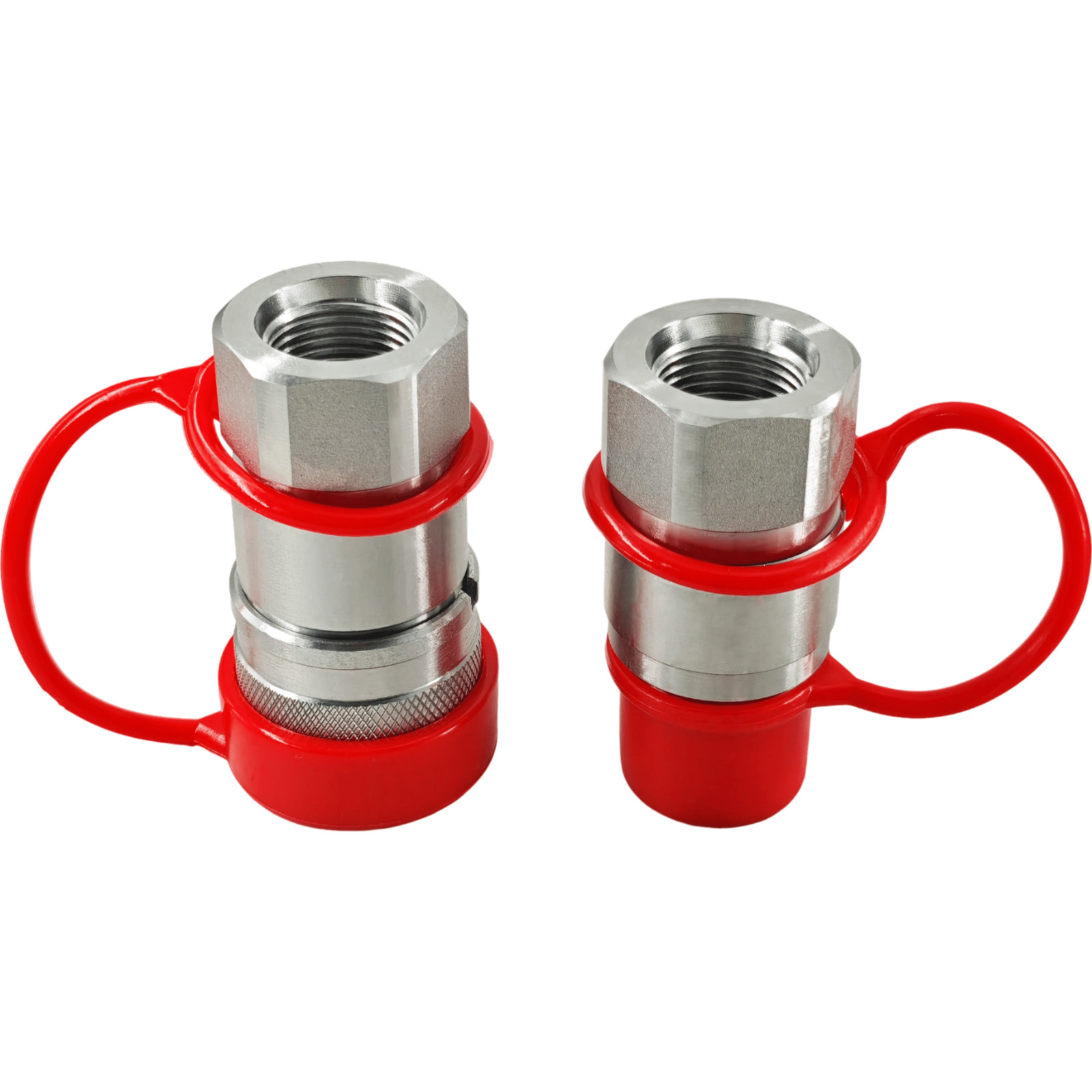 153-2994 153-2995 1/2" Body ISO 16028 Flat Face Quick Connect Coupler Set 12 GPM