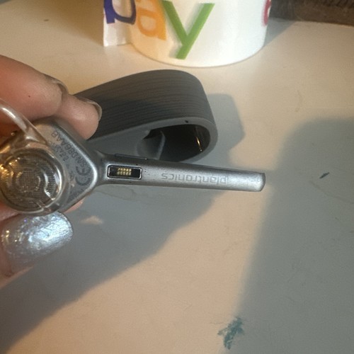 Plantronics Voyager Edge Bluetooth Headset Grey Silver Textured No Accessories - Picture 11 of 21