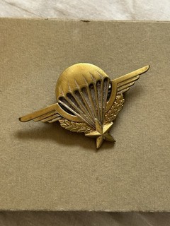 Insigne brevet parachutiste Français numéroté DRAGO