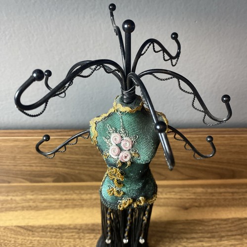Dress Mannequin Necklace Jewelry Display Holder Organizer Asian Style Fringe - Picture 2 of 6