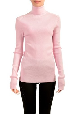 Burberry Women's Cameo Turtleneck Wool Stretch Pullover Sweater US L IT 44