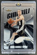2003-04 Topps Finest Manu Ginobili Jersey #/999 Spurs