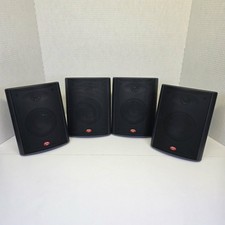 Set of 4 Cerwin-Vega AVS-L/R Satellite Speakers with Adjustable Wall Brackets