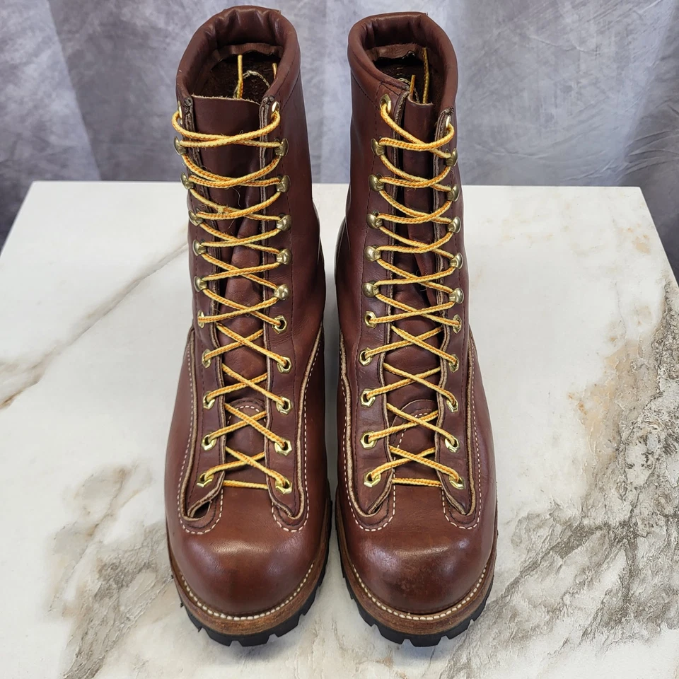 Bota de trabajo Georgia USA Heavy Duty Utility Logger para hombre talla 10,5 E marrón coñac Foto 4 de 4