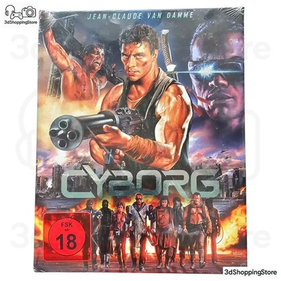 Cyborg Blu-ray Jean-Claude Van Damme Limited Edition FSK18 mit Booklet NEU