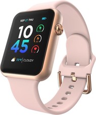 iTouch Air 4 Smartwatch 41mm Rose Gold Blush Fitness Tracker IP68 Excellent