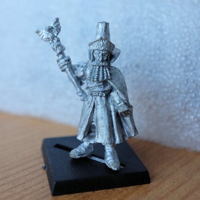 Unlisted Imperial Wizard Wand 2 C02 Adventurer 1987 Citadel Miniature Lead Metal