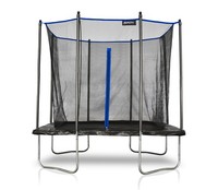 Plum Play 8ft x 6ft Rectangular Garden Trampoline with Safety Enclosure