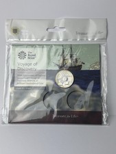 2019 Captain Cook £2 Two Pound Coin Royal Mint Bunc Pack Brilliant Uncirculated