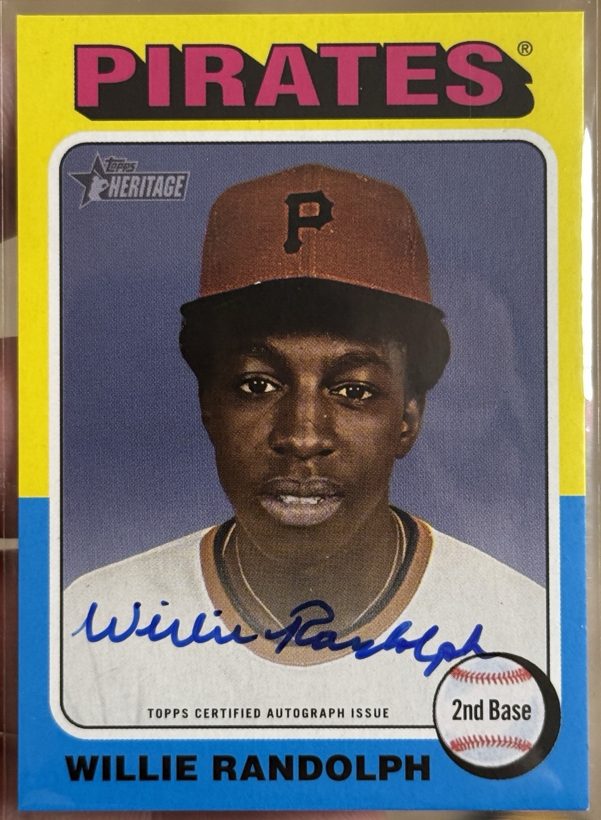 WILLIE RANDOLPH 2024 Topps Heritage High Number - Real One Autographs #ROA-WR