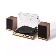 Image of CROSLEY: C72 SHELF SYSTEM (WALNUT) - Turntable