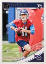 2018 Donruss #382 Luke Falk Tennessee Titans RC