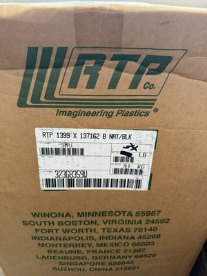 RTP Thermally Conductive Polyphenylene Sulfide (PPS) Pellets 34 Lbs Unopened