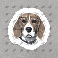 Adorable Beagle Vinyl Sticker Dog Lover Decal Waterproof Durable 126905