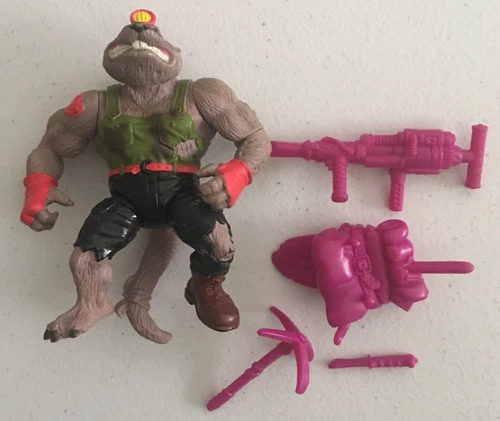 Vintage 1991 Playmates Teenage Mutant Ninja Turtles TMNT Figure COMPLETE