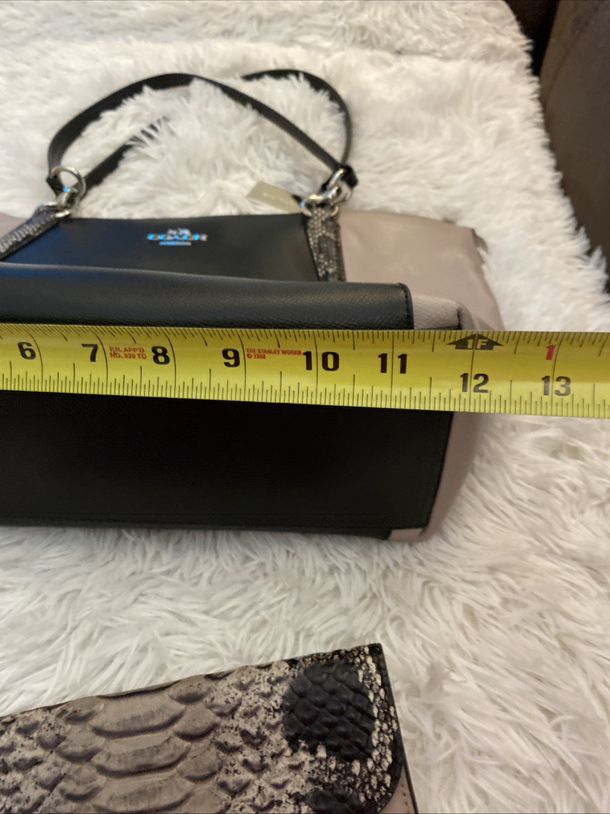 COACH Ava TWO TONED PYTHON LEATHER COOPER SATCHEL… - image 19