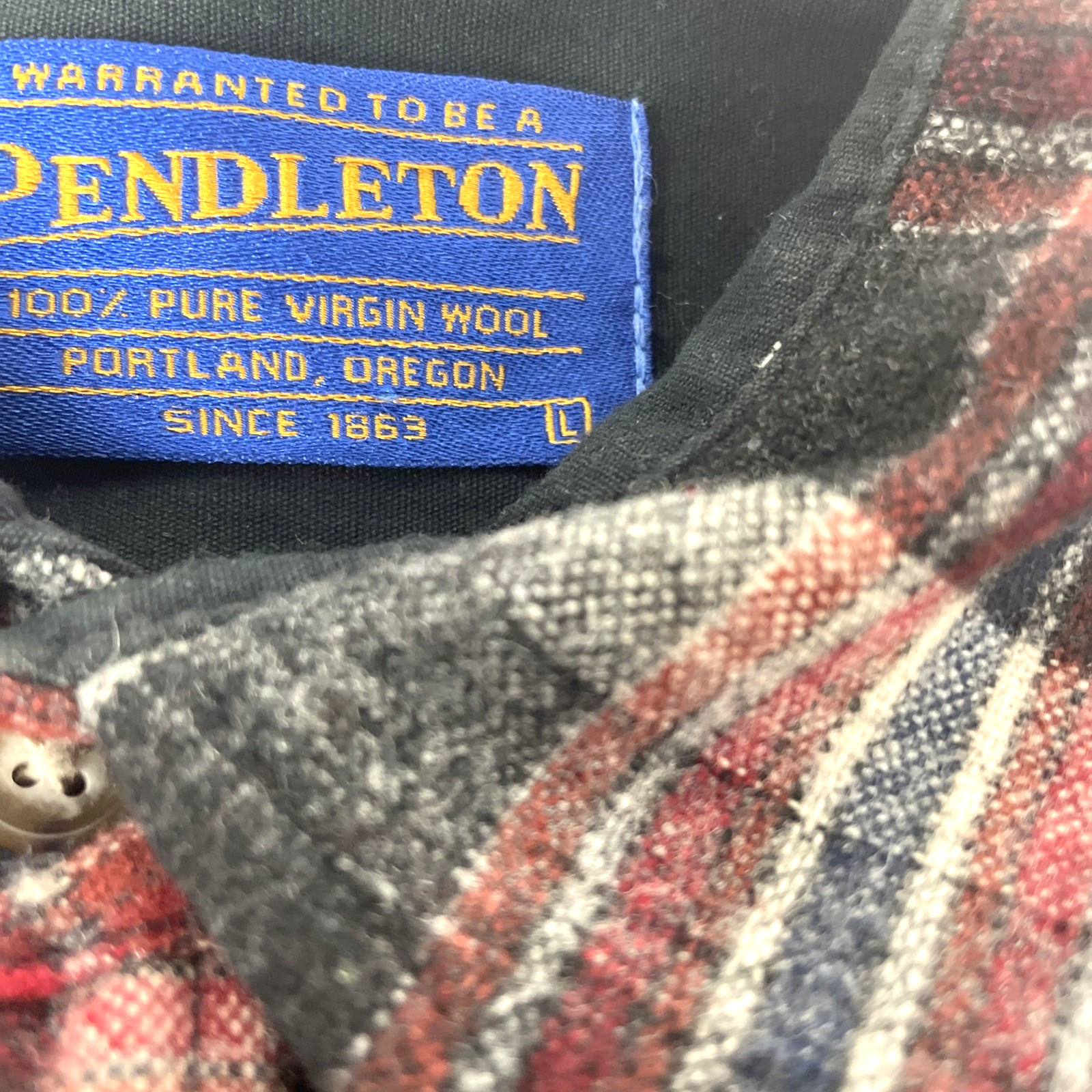 Pendleton Wool Plaid Flannel Button Down Long Sle… - image 4