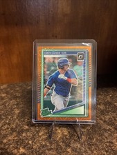 2025 Donruss Optic Rated Prospects Owen Caissie #186 Orange Velocity Prizm