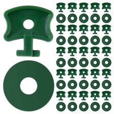 Gewächshaus Kunststoff Twist Clips Kit mit Unterlegscheibe zum Befestigen und S