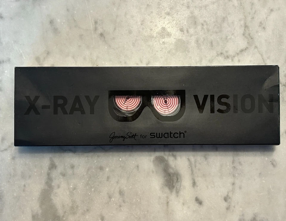 Jeremy Scott x Swatch “X-Ray Vision” Double Watch Model # GZ252S - 33mm Case - Image 3 of 4