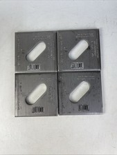 Set of 4 Simpson Strong Tie BPS 5/8-3 Slotted Bearing Plate 5/8" Bolt Dia. NOS