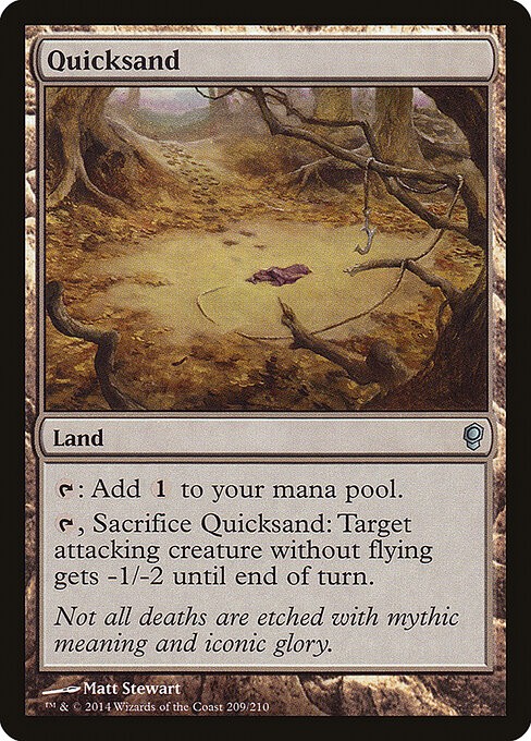 Quicksand NonFoil Conspiracy 209 NM MTG
