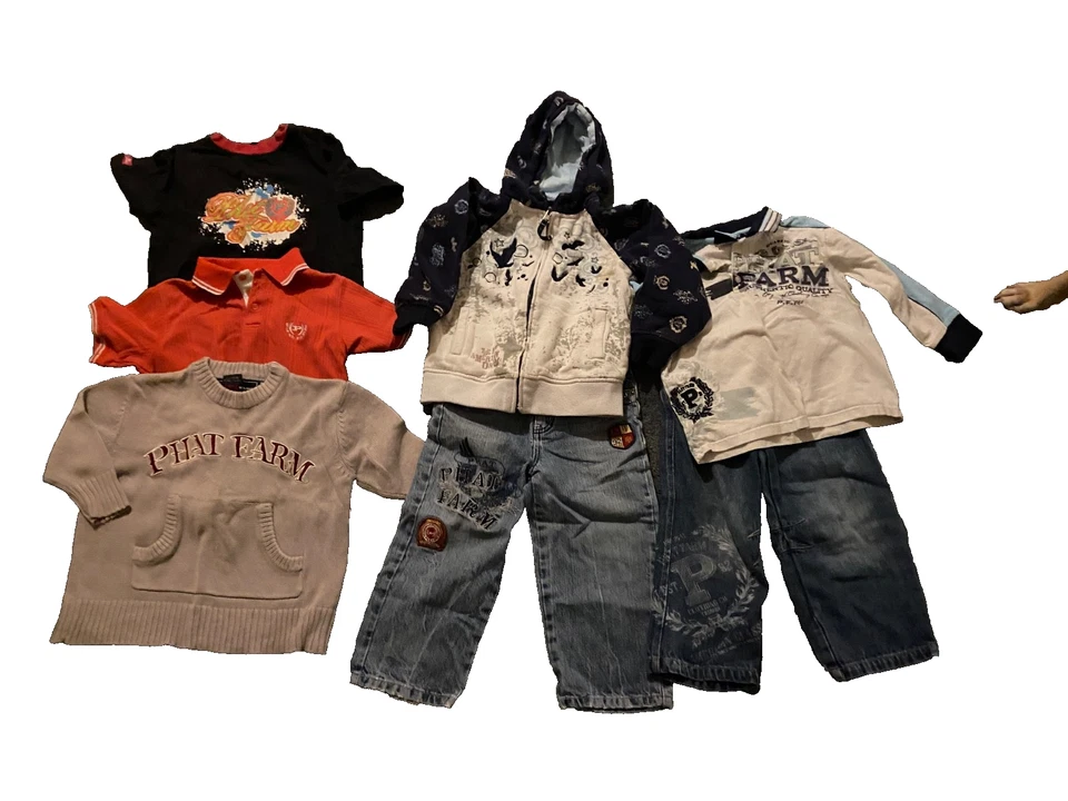 Lote Phat Farm 3t y 4t Foto 2 de 2