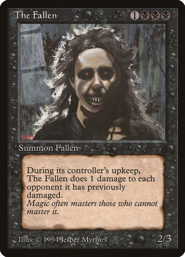 1994 Magic: The Gathering: The Dark - The Fallen (#53, Uncommon, Near Mint)