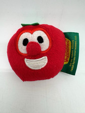 Vintage VeggieTales Bob The Tomato Stuffed Plush Magnet Red Rare HTF 1990's