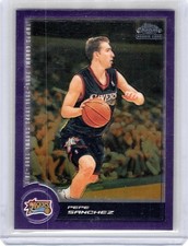 2000-01 Topps Chrome Pepe Sanchez Rookie Card #1925/1999 76ers. rookie card picture