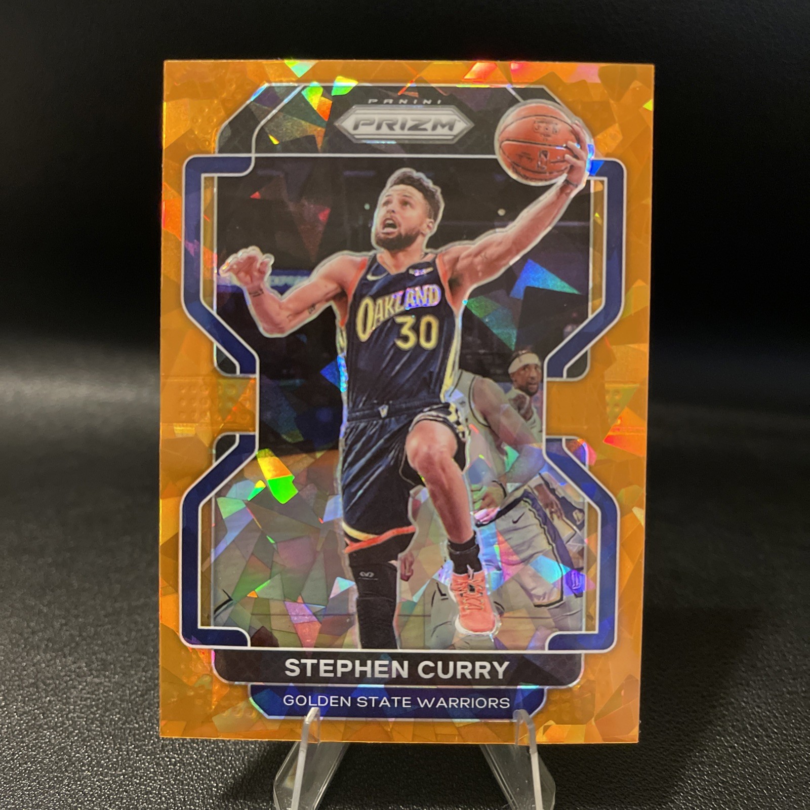 2021-22 Panini Prizm - Stephen Curry #154 Orange Ice Prizm