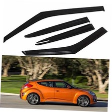 Side Window Visors Vent Shade Sun Wind Rain Guards Deflectors Outside Mount
