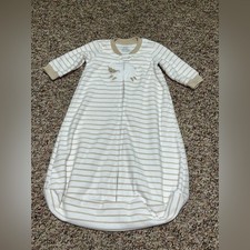 Boys, girls 3-6 month sleep sack Carter's Cream and Tan Striped Sleep Sack