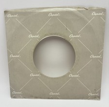 Capitol Records Company Sleeve 45 RPM Gray White Diamond Logo 7 Inch