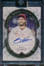 2024 Topps Transcendent Bryce Harper Auto Autograph 3/25 Jersey #