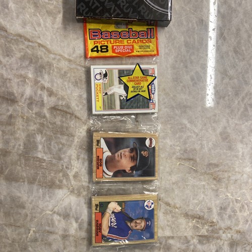 1987 Topps Baseball Rack Pack New Sealed 49 cards