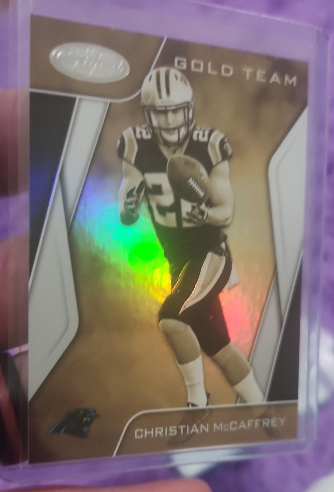 2017 Panini Certified - Gold Team Christian McCaffrey #GT-CM (RC)