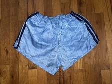 RARE Adidas Nylon Shorts Vintage 80  S D6 MEDIUM Sprinter Shiny Satin Retro Glanz