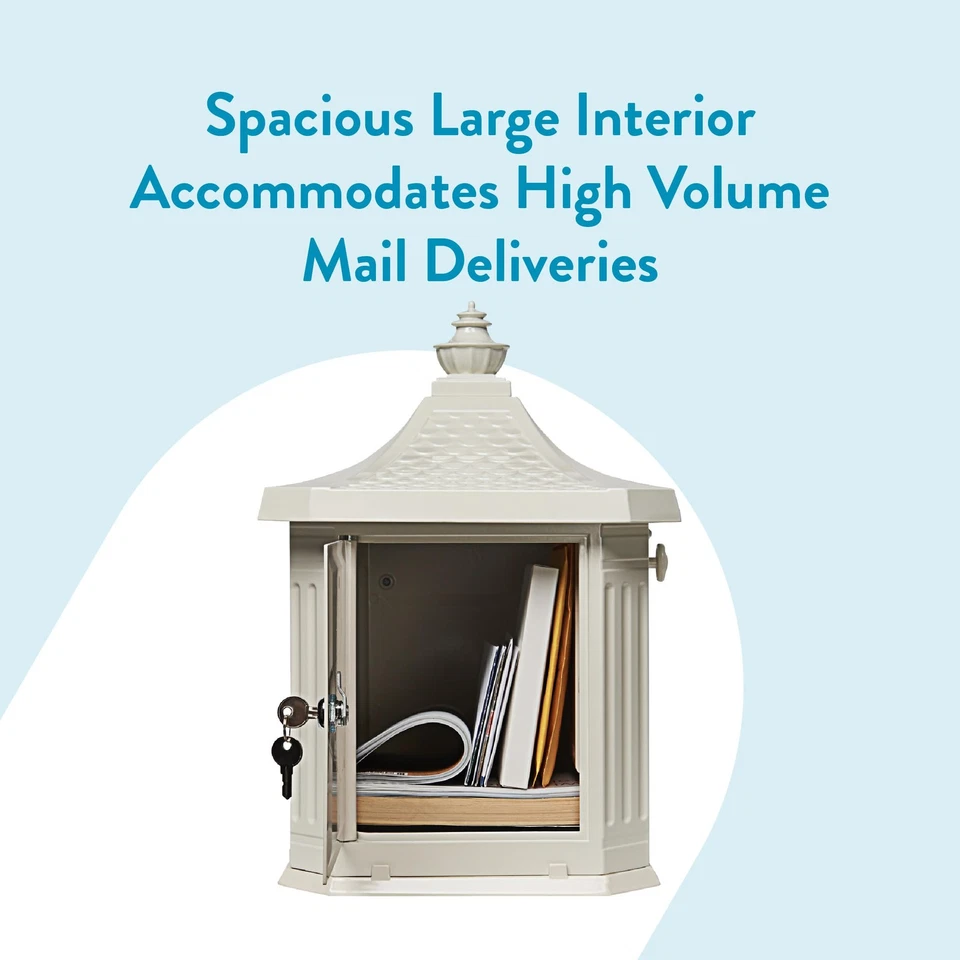 Architectural Mailboxes Hamilton™ Secure, Locking USPS Approved Heavy Duty, Cast - Image 3 of 4