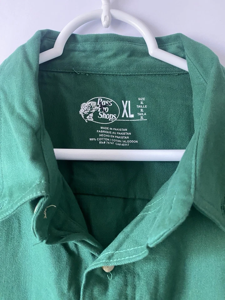 296-Bass Pro Shops Men’s Long Sleeve Button Down Shirt Size XL NWOT - Image 3 of 4