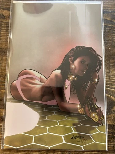 Gun Honey Blood for Blood #2 Villalobos Hive Comics Virgin Foil Ltd to 500