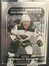 BRANDON DUHAIME    2021-22 O Pee Chee Platinum    #293    MARQUEE ROOKIE   Wild