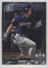 2017 Bowman Chrome Prospects Brett Phillips #BCP202 2ij