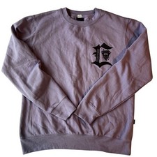 Crooks and Castles Mens Sweatshirt Purple Graphic Print Medusa Size M Streetwear