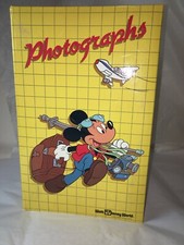 VTG Walt DISNEY Mickey Mouse PHOTO Album MEMORY Book BINDER Hong Kong Holds 72