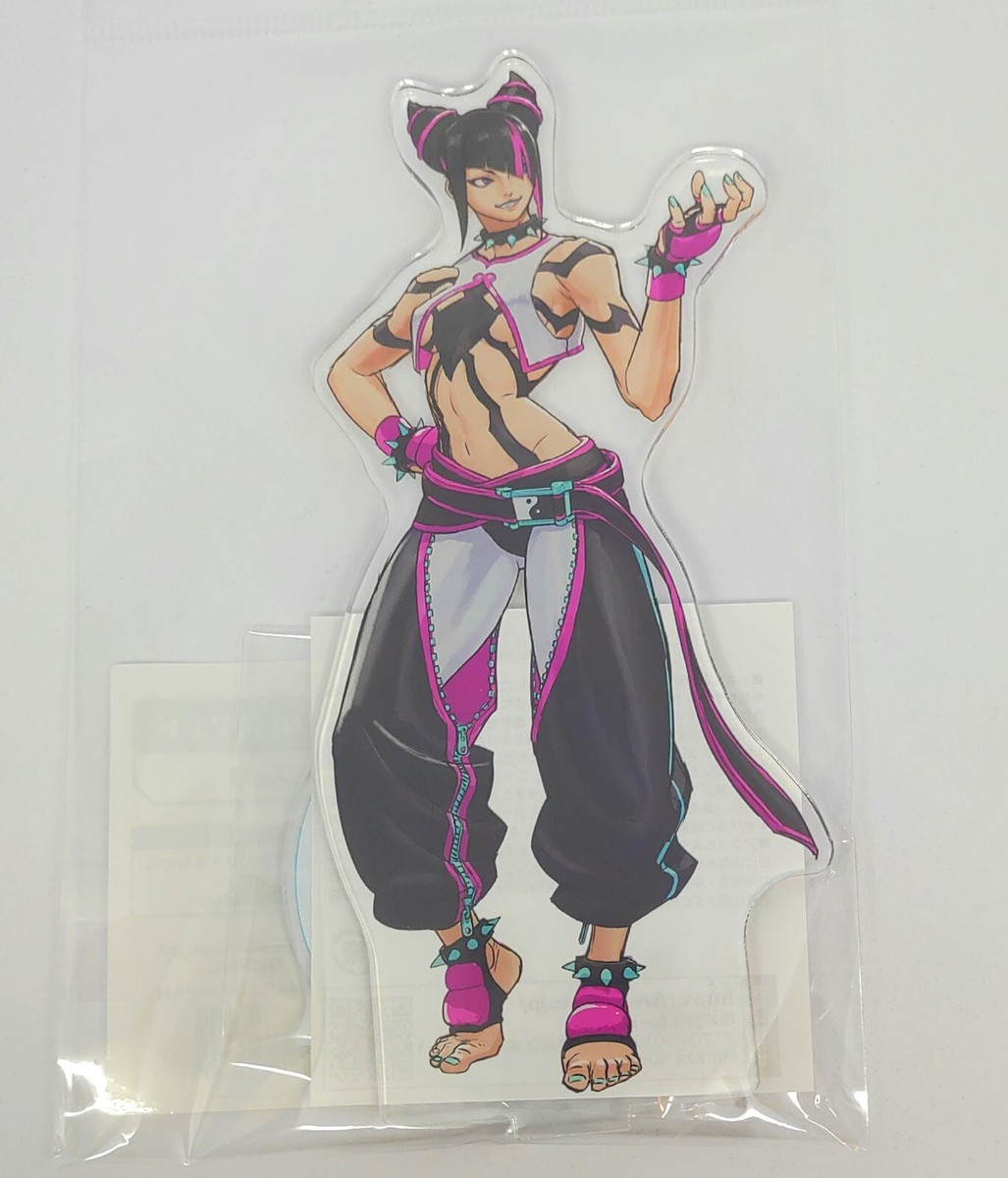 Street Fighter 6 Han Juri Acrylic Stand Figure JR Tokai Capcom