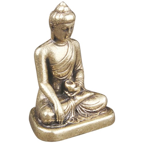 Estatuilla miniatura de latón vintage con estatua para el hogar adornos - Imagen 8 de 12
