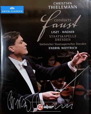 その他 Thielemann Conducts Faust [Blu-ray] [Import] Signed CHRISTIAN THIELEMANN conducts Faust Liszt Wagner Blu-ray