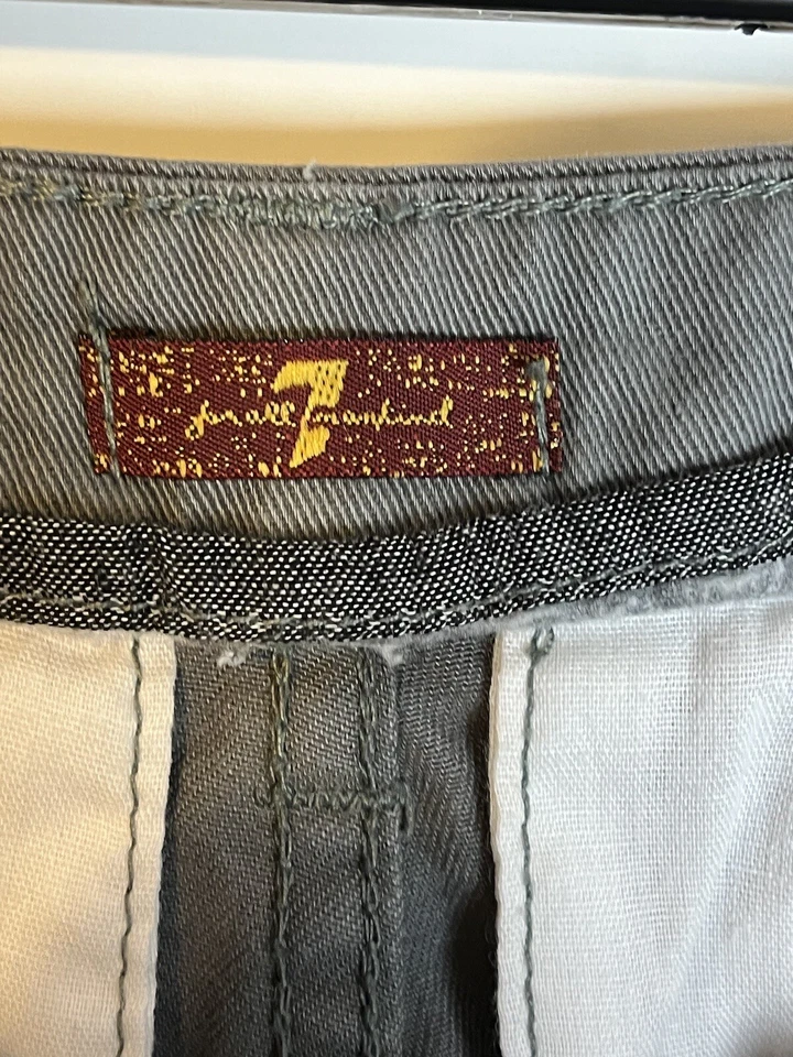 7 For All Mankind Boys Size 14 Gray Shorts 100% Cotton - Image 4 of 4